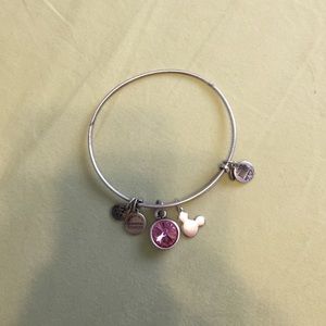 Disney Alex & Ani w/ pink stone