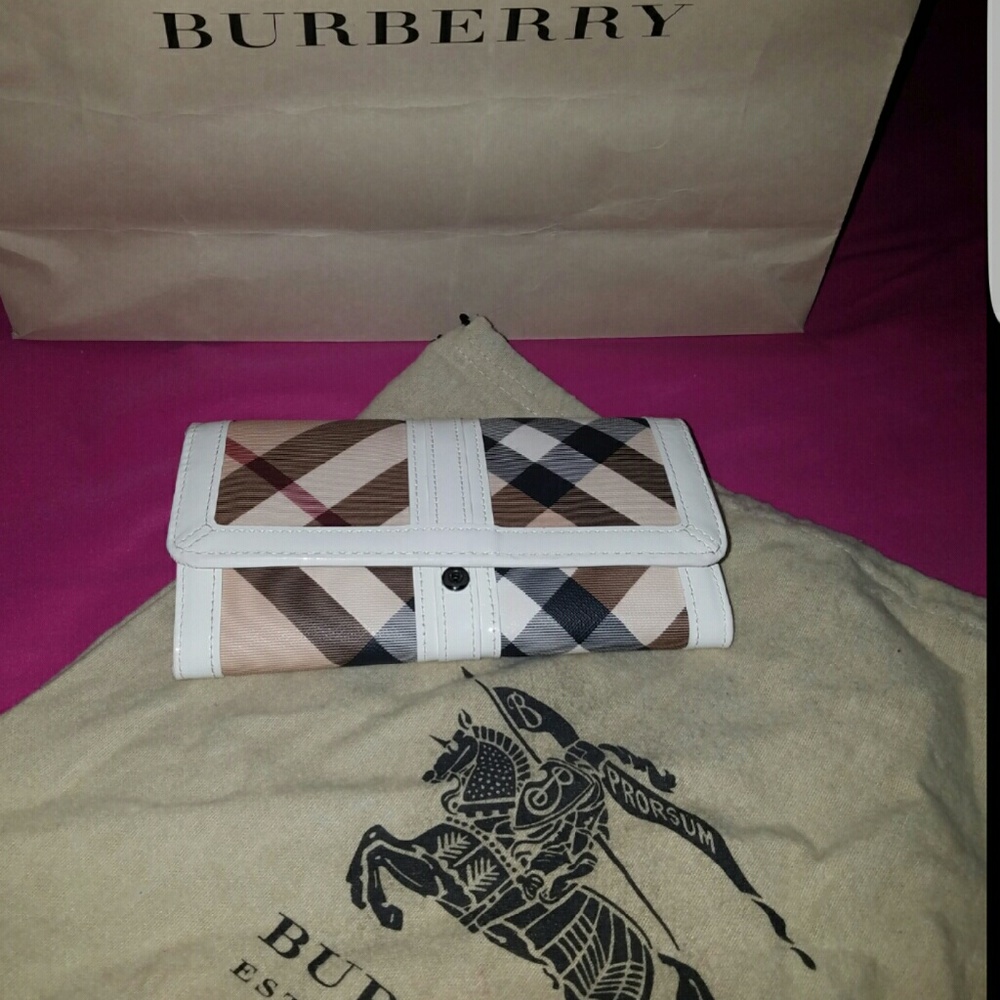 Authentic Burberry large wallet