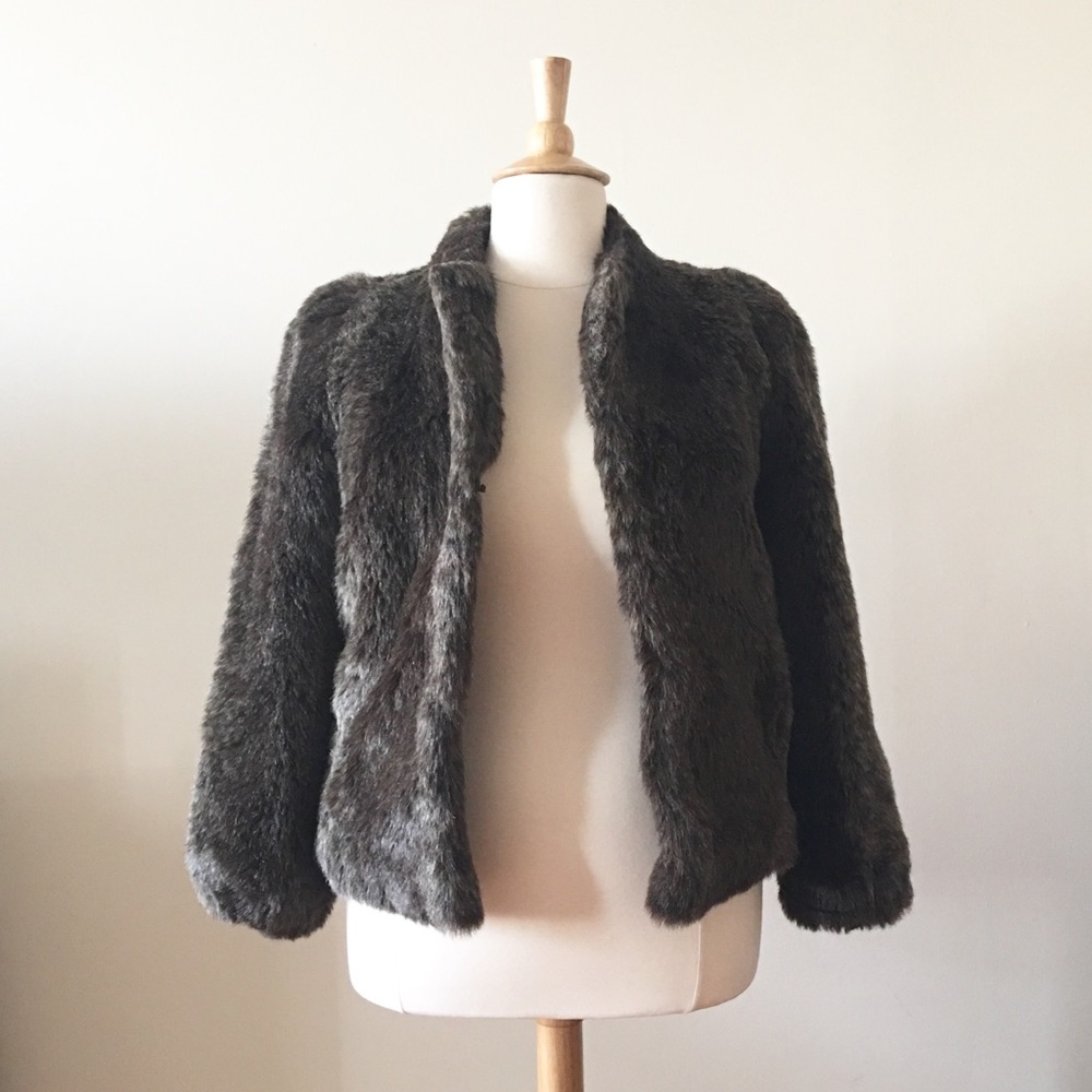 Vintage Jordache Faux Fur Coat