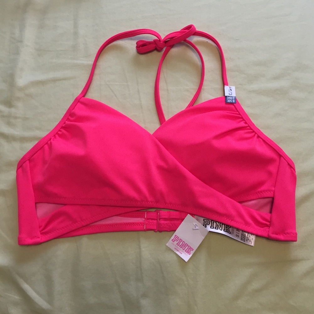 Never worn Victoria Secret's Pink Wrap Top