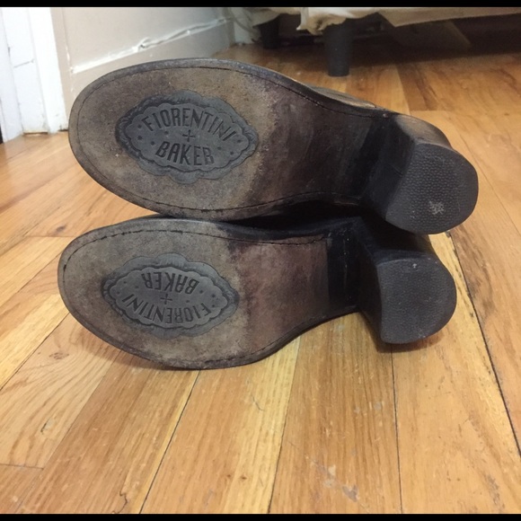 Fiorentini + Baker Black Leather Tall High Boot 38 - Picture 3 of 6