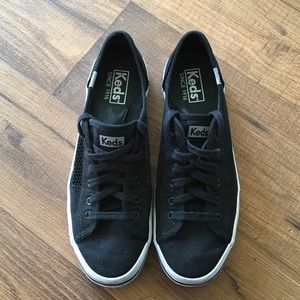 Black Mesh Keds