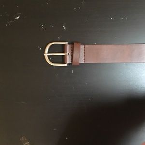 Leather belt