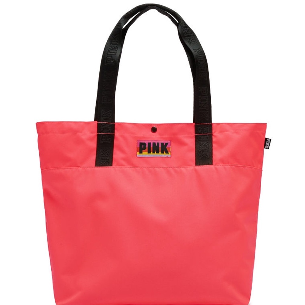🎉Last one left🎉Pink Victoria Secret Tote👜 - Picture 2 of 3
