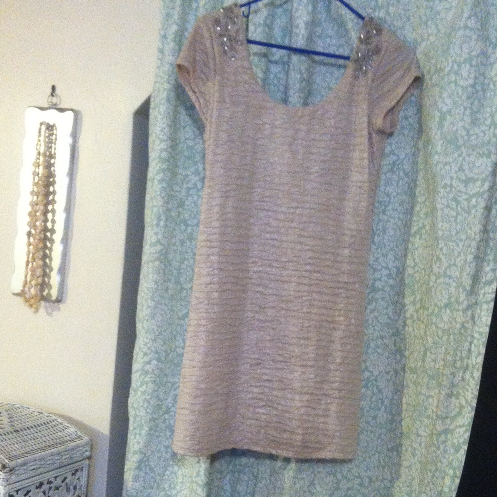 Free people dress beautiful beaded work