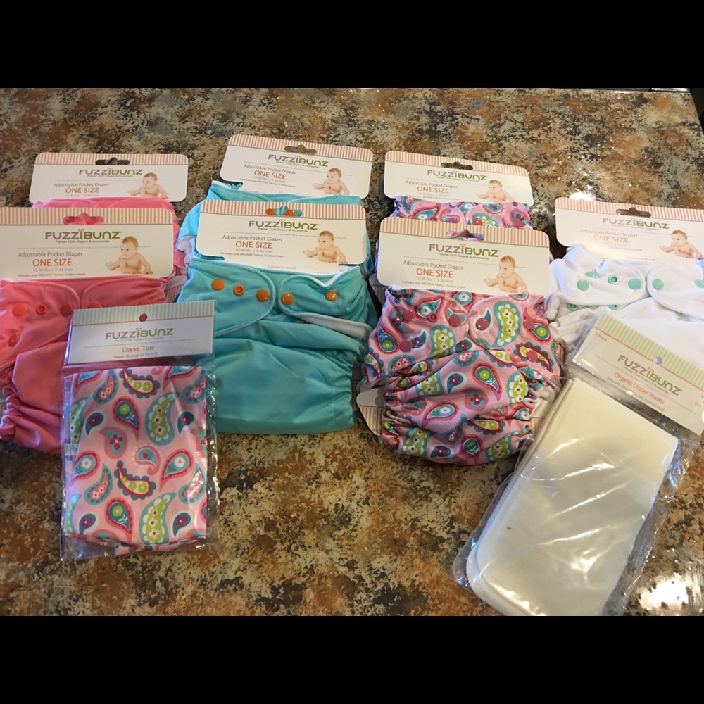 ONE DAY SALE!!! NWT Fuzzi Bunz AIO Diapers & More