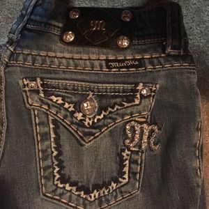 miss me jeans no tears very pretty 26x33 boot cut