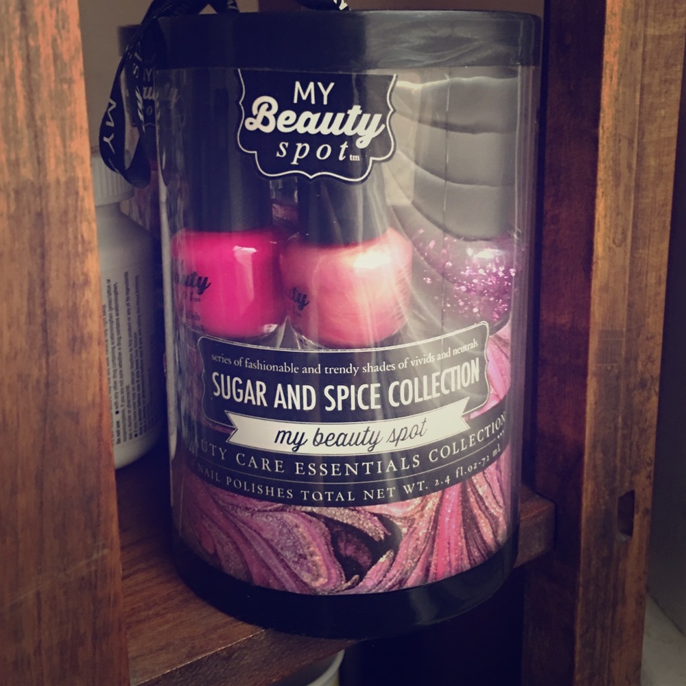 My beauty spot nail polishes.