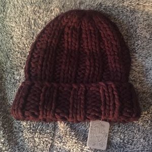Free people chunky crotchet beanie