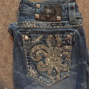 Skinny miss me jeans 26x33