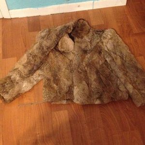 Vintage rabbit fur