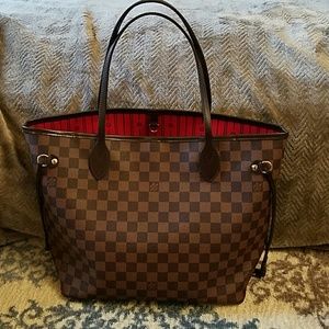 LV Neverfull MM Damier Ebene