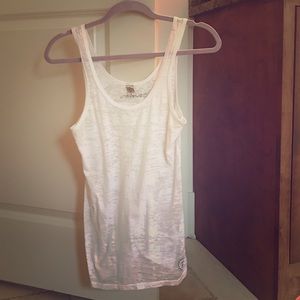 Pure Barre Tank white sheer