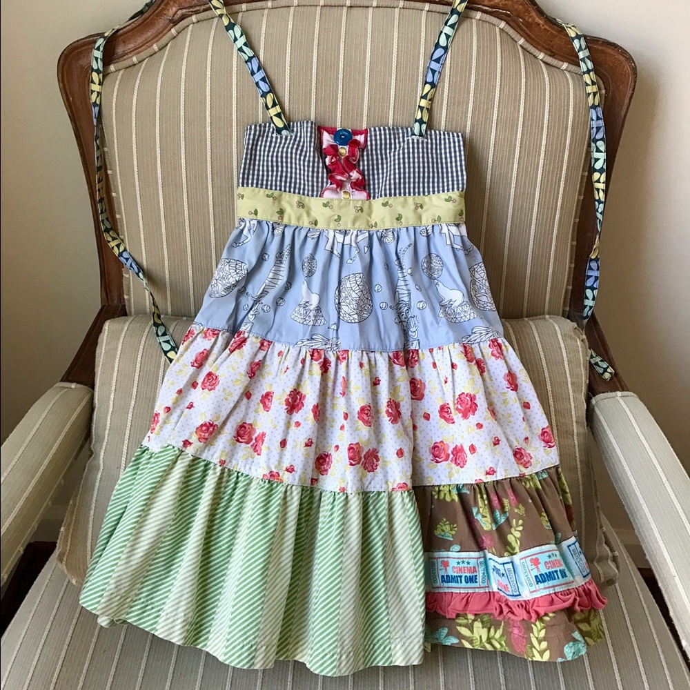Matilda Jane Dress Sz 6-EUC