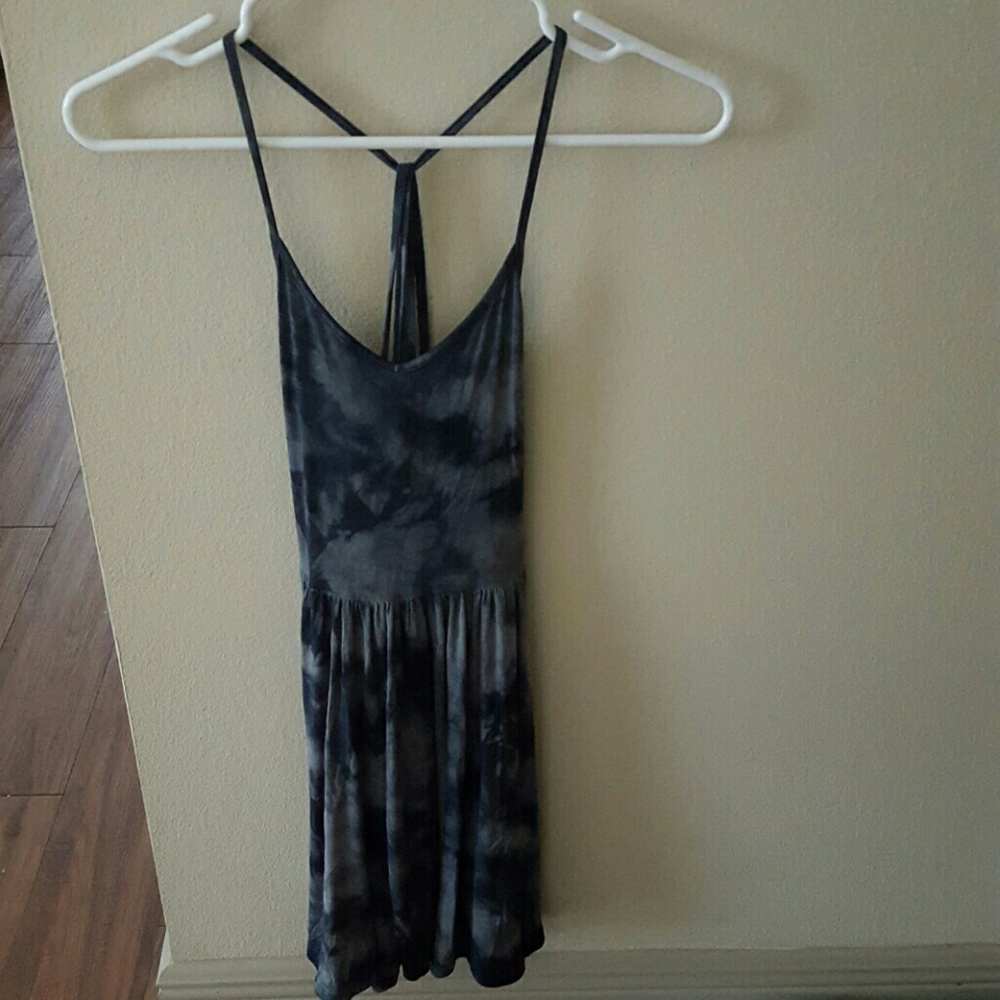 American Eagle Soft & Sexy strappy tie dye dress