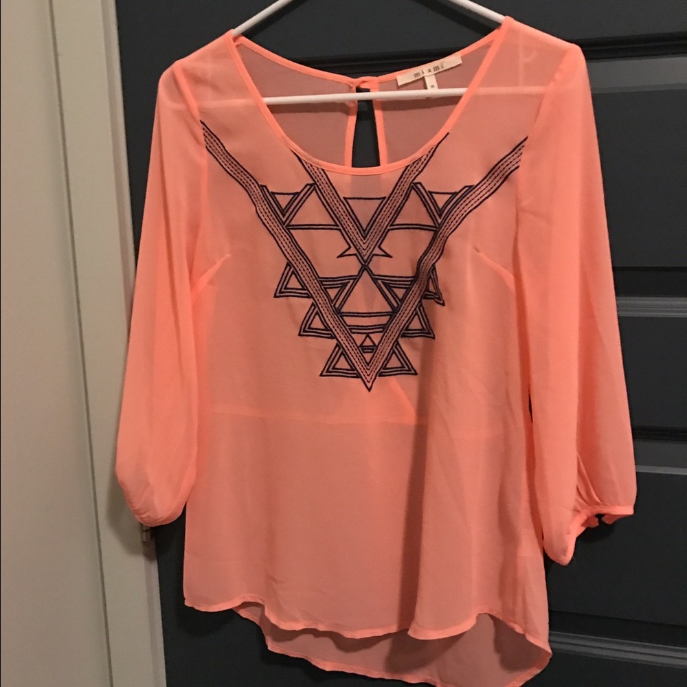 Francesca's Sheer Top