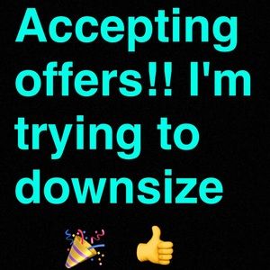 Accepting offers I'm trying to get rid of stuff.