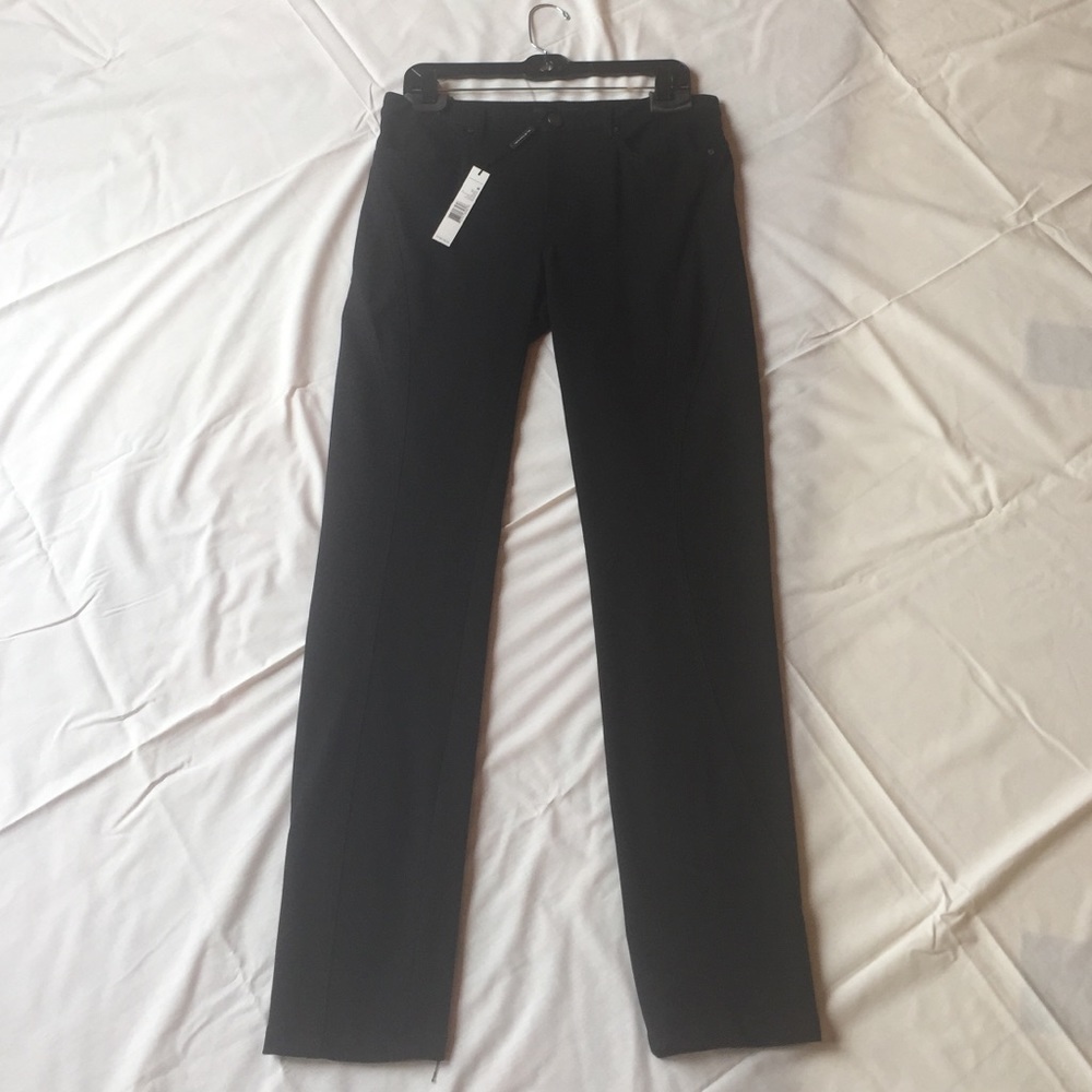 NWT! Ellie Tahari-Black 4 pkt straight slacks, sz8
