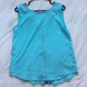 Sheer tank top blouse