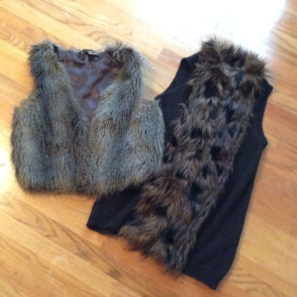 H&M Fur Vest Bundle