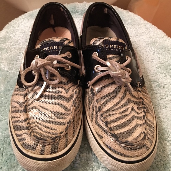 Zebra sequins SPERRY Top- sliders - Picture 2 of 3