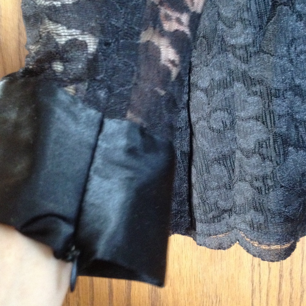 George black zip up top-jacket with lace Size XL - Picture 4 of 4