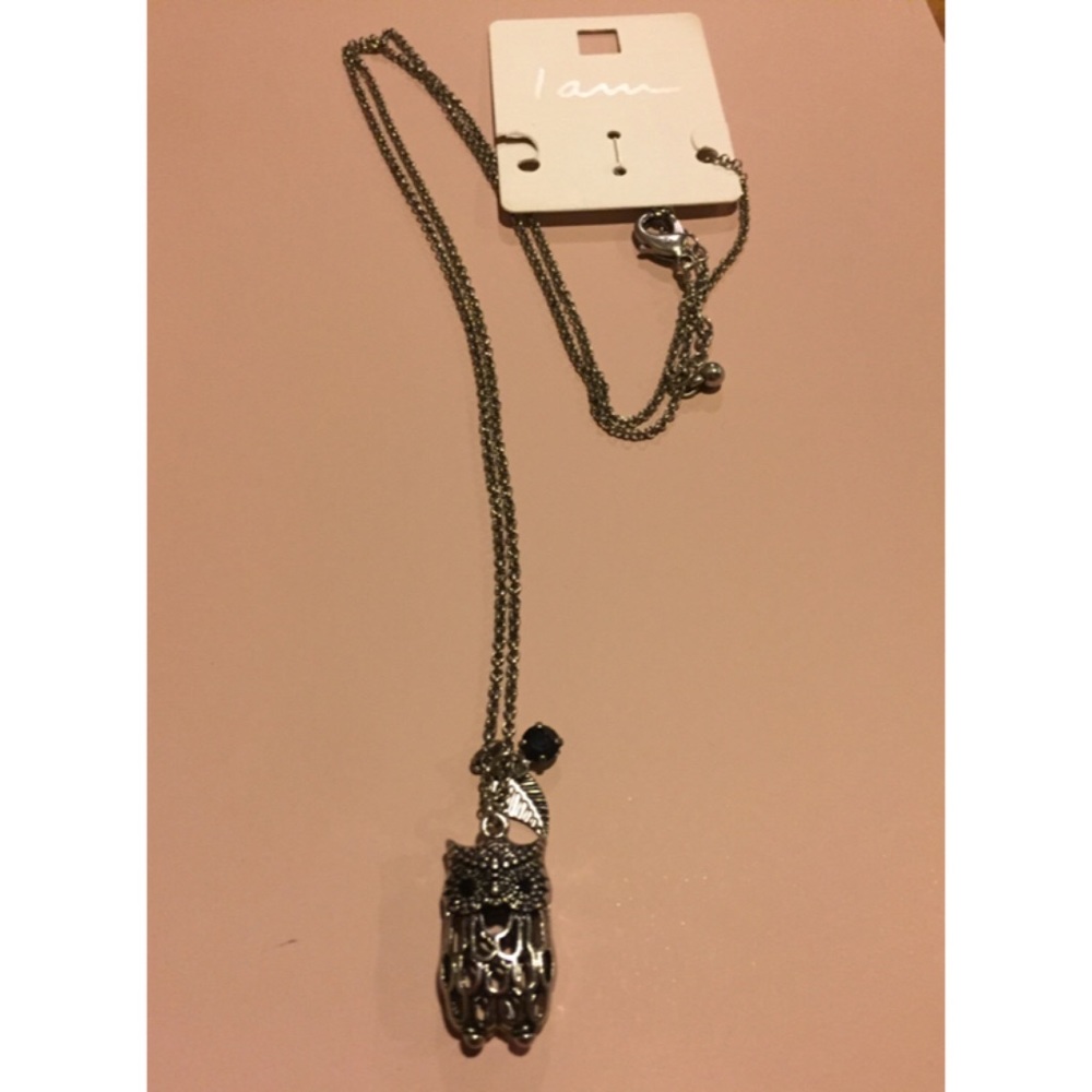 NWT Owl + Charms Necklace