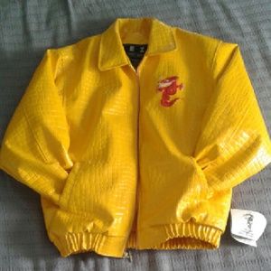 Yellow Dragon Bomber Coat