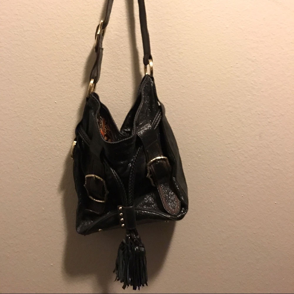 Kate Landry handbag with tassels