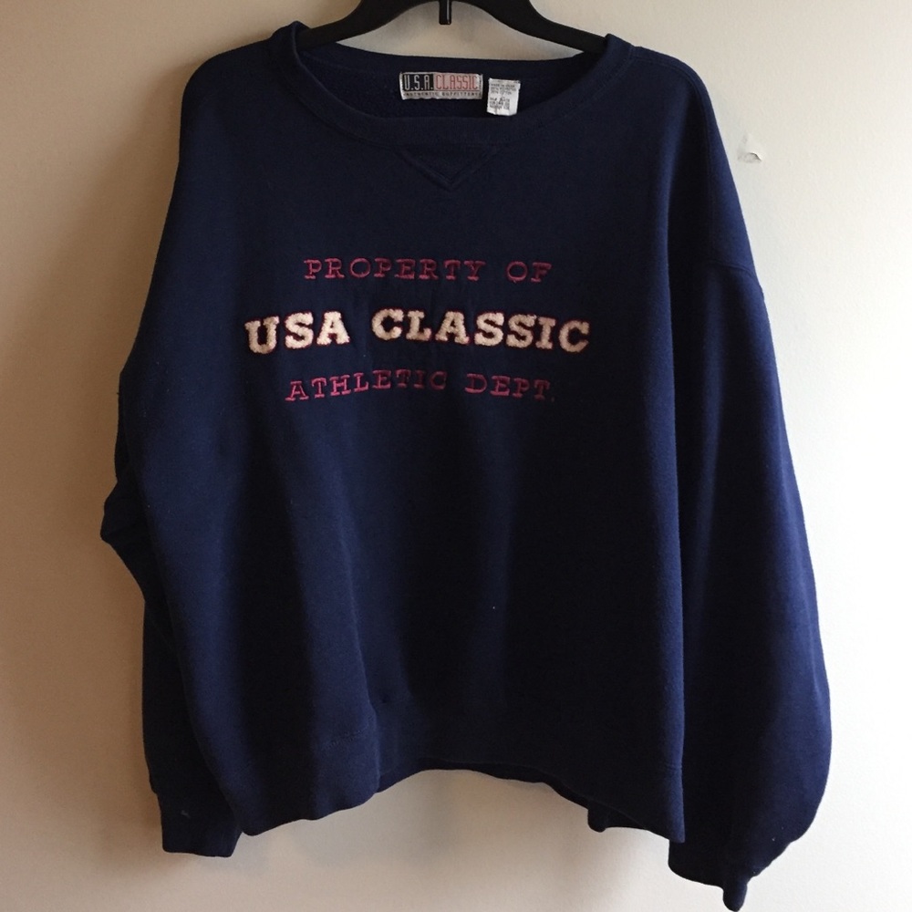 🇺🇸Authentic USA Classic Vintage Crewneck Sweater