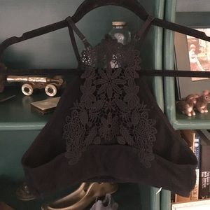Pretty back high neck bra from UO