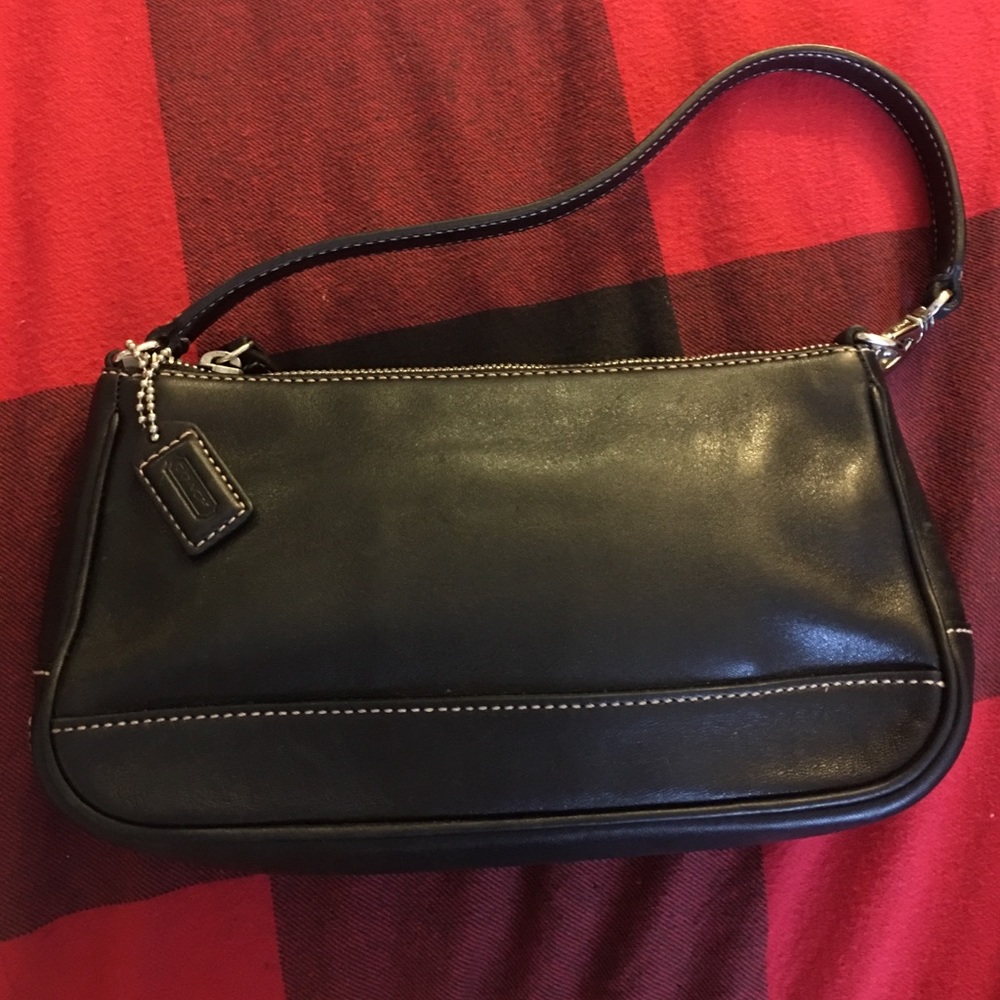 Never used: Coach handbag and matching key fob!