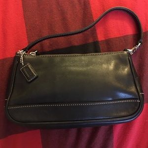 Never used: Coach handbag and matching key fob!