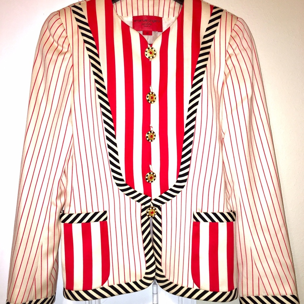 SOLD🔴 New Price‼️ Emanuel Ungaro Jacket Vintage