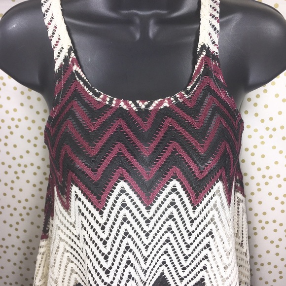 Rue 21 Sleeveless Crocheted Top - Picture 3 of 4