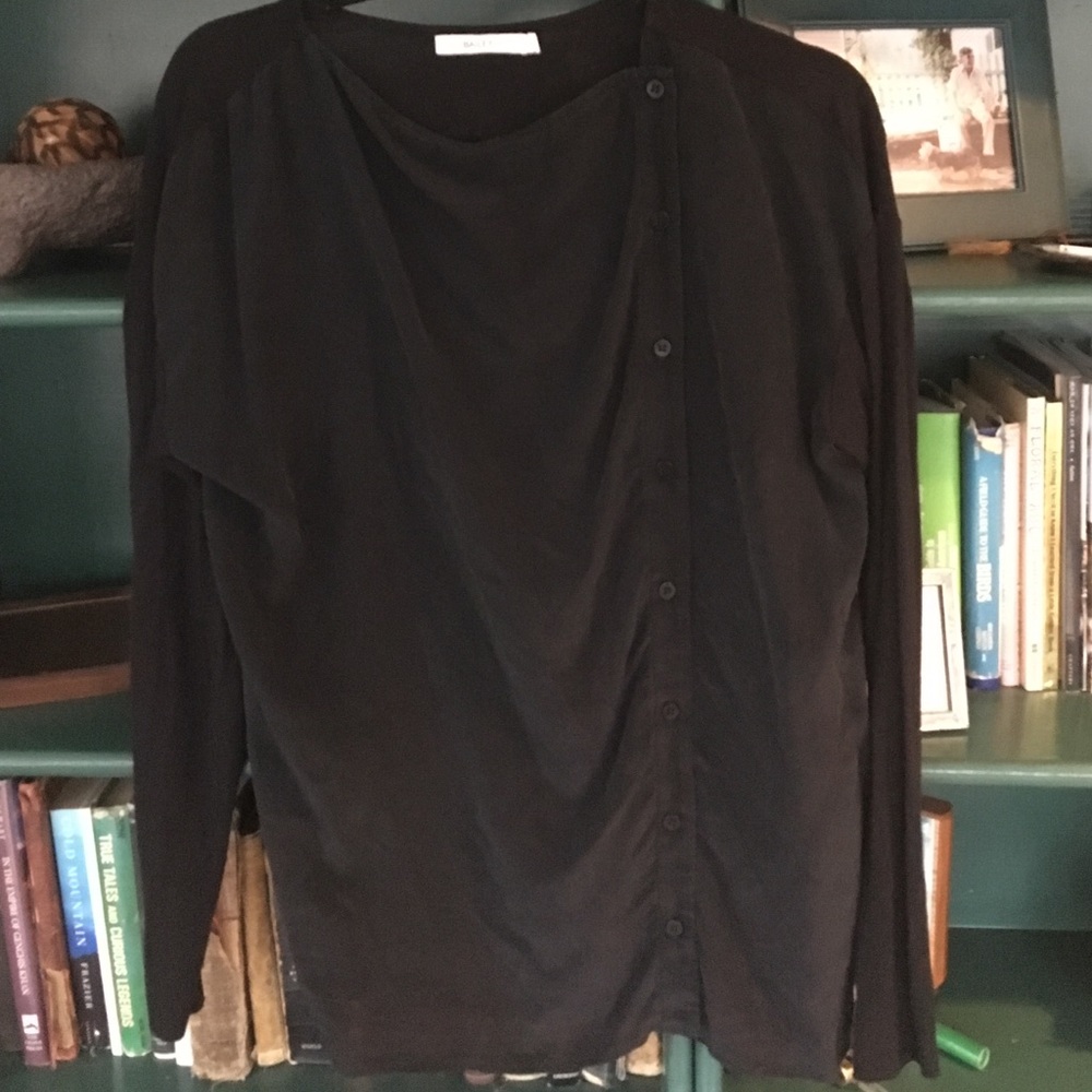 Funky silky long sleeve tee from Bailey 44