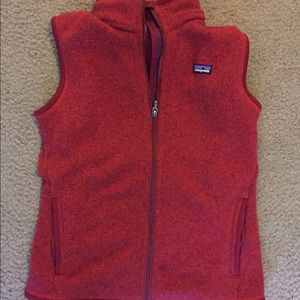 Women's Red Patagonia Vest