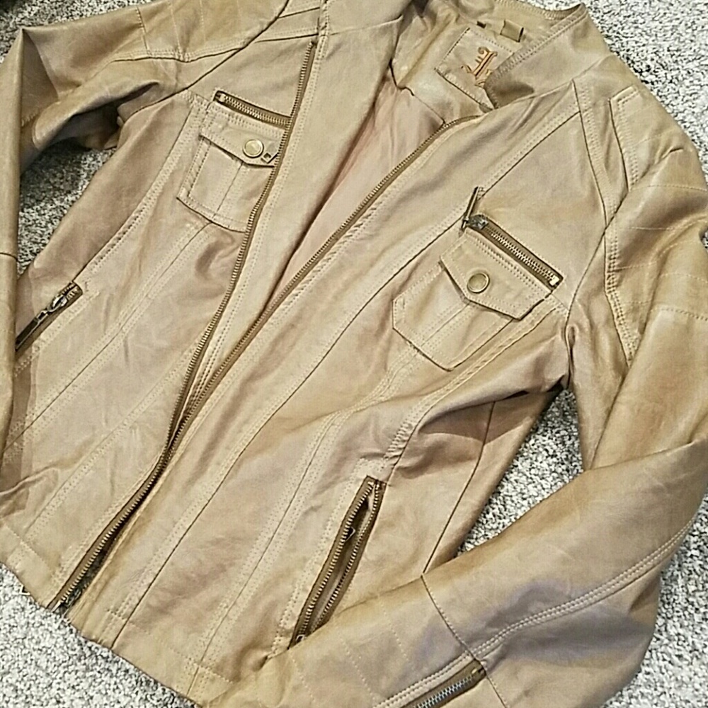 Like new vegan leather jacket