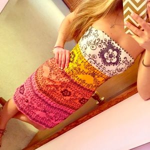 Lilly Pulitzer strapless dress