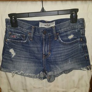 Hollister High Waisted Denim Shorts
