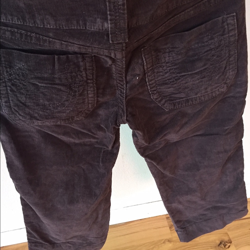 Cropped True Religion chocolate cords