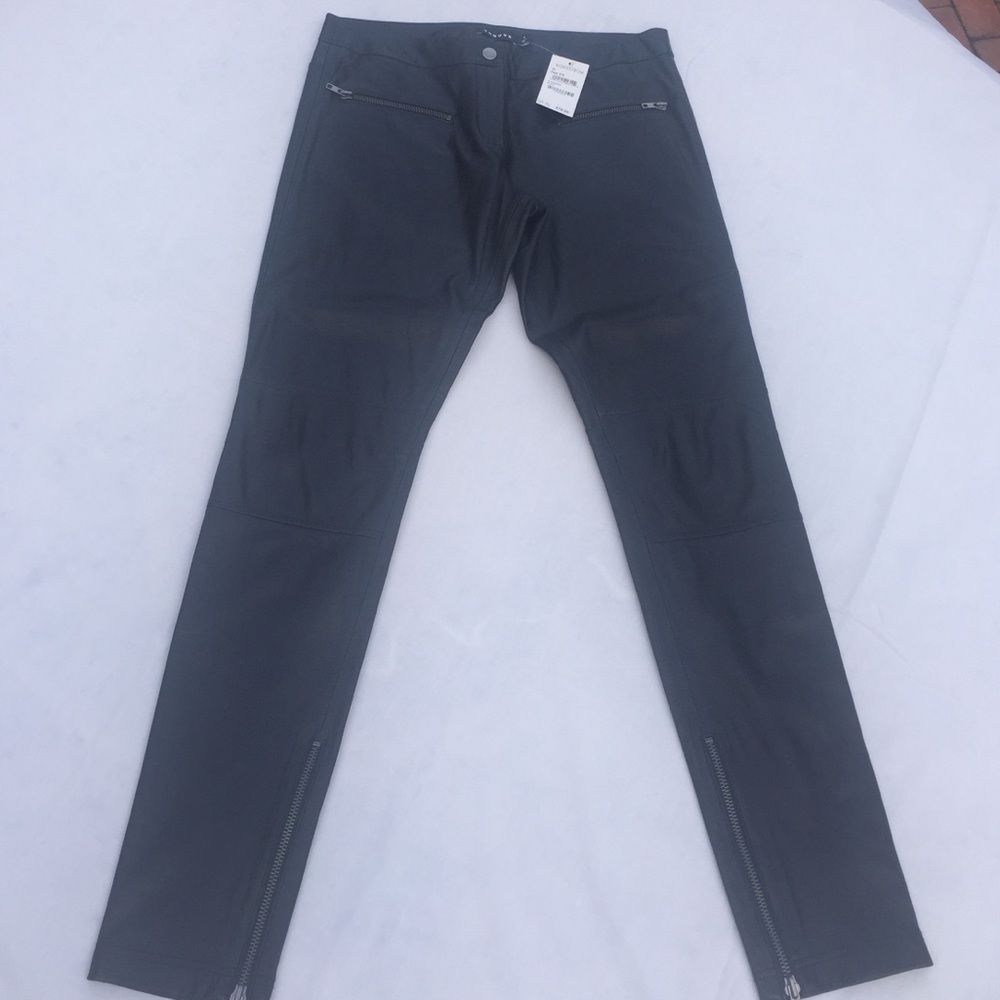 NWT! Trouve Leather Pants-lined, zip at ankle,sz10