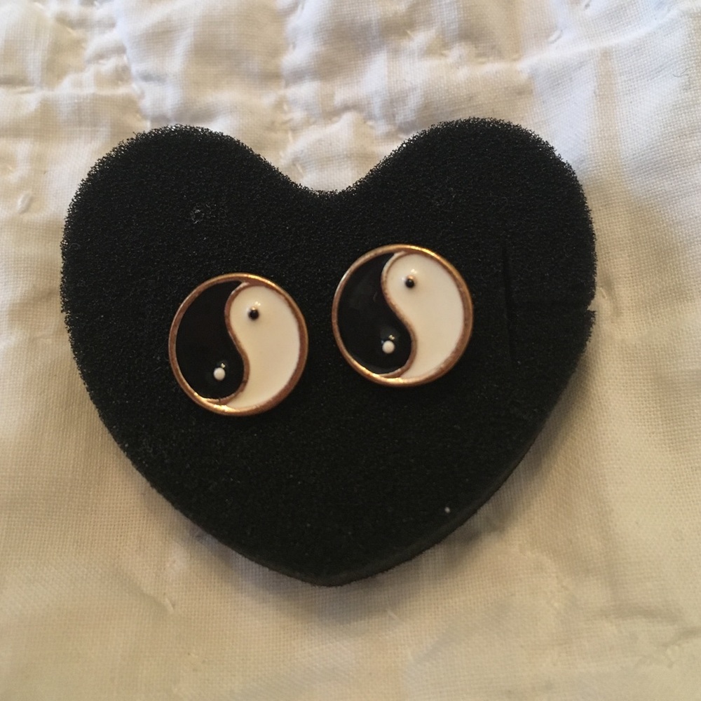 Yin yang earrings