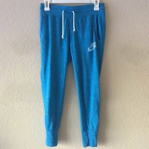 Nike Blue Speckled Joggers XS