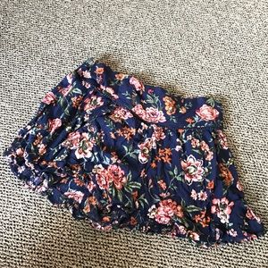 Flower print shorts