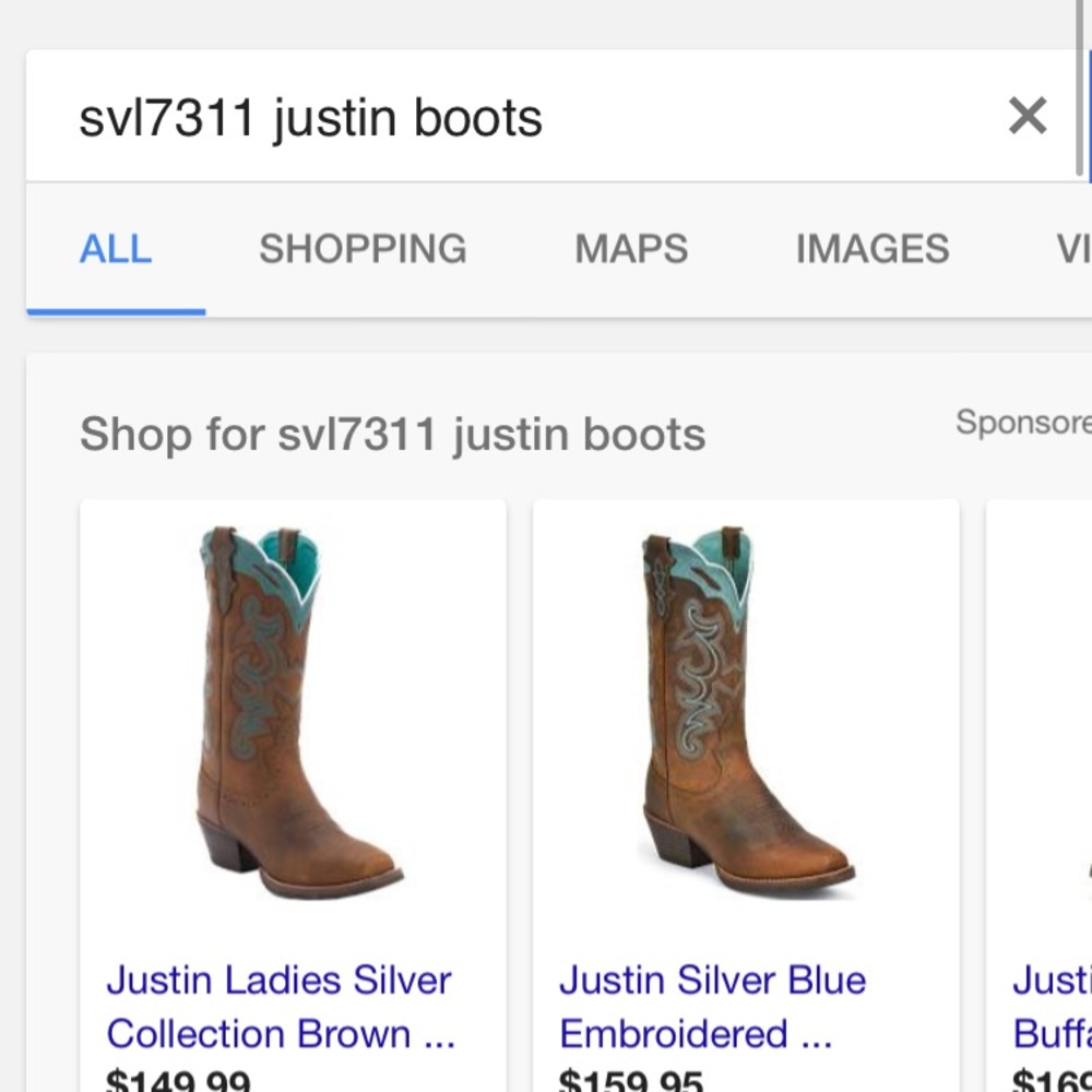 Justin Ladies Western Boots