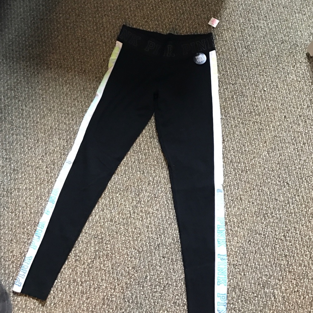 Pink yoga leggings