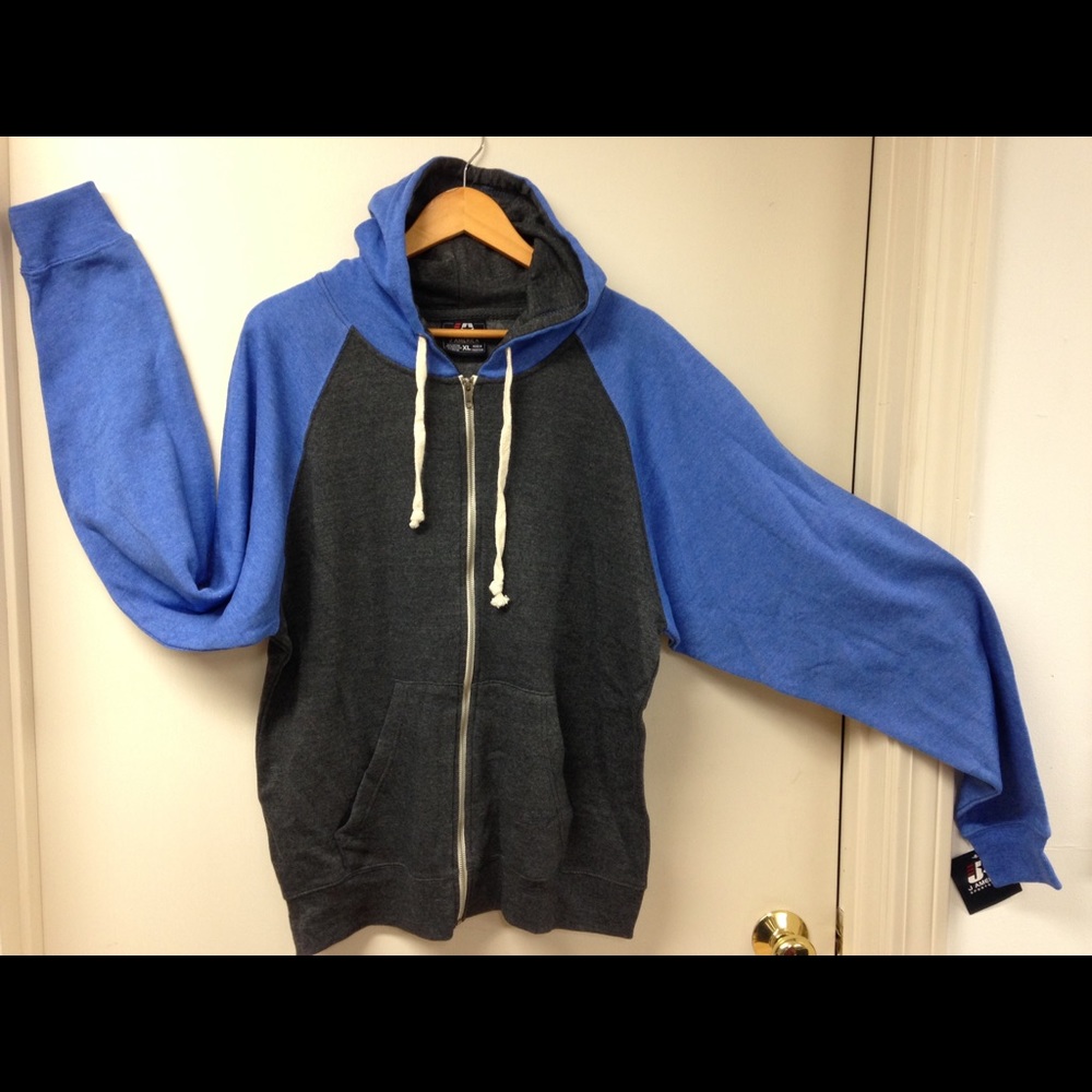 Full-zip hooded sweatshirt