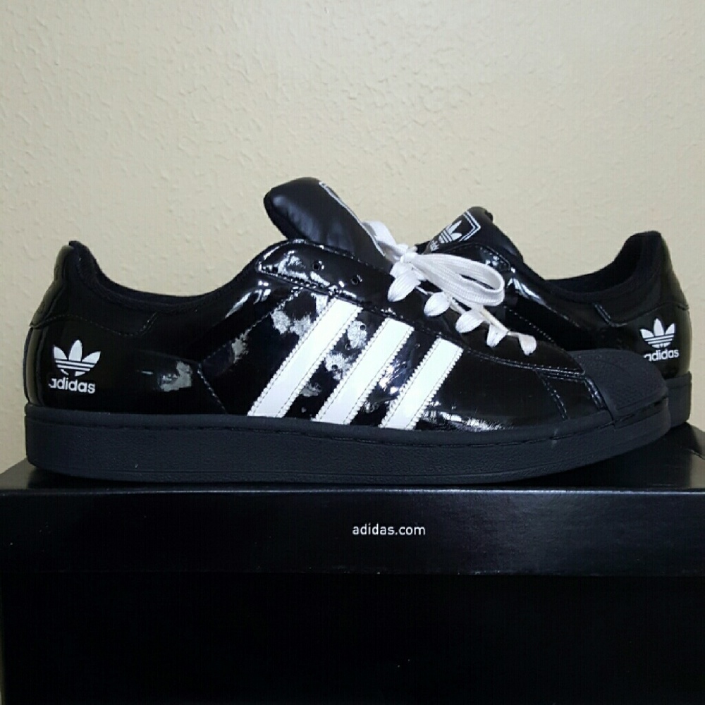 Adidas superstar patent leather