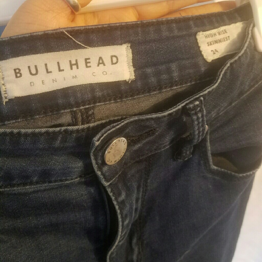 Pacsun High Rise Blue Skinny Jeans